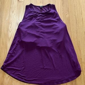 SheBird Plum Purple Freedom Racerback Tank with Built in Support Sz 7/XL